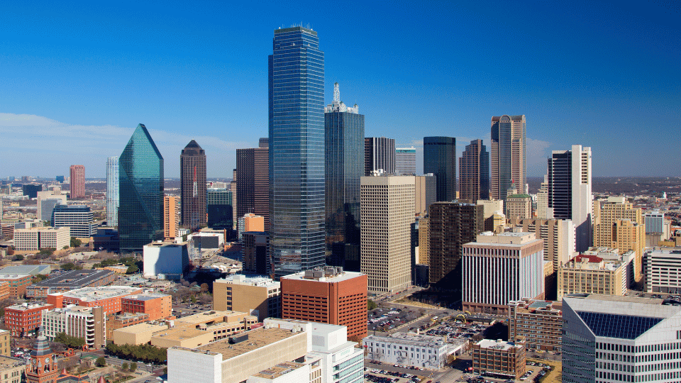 Dallas, TX skyline